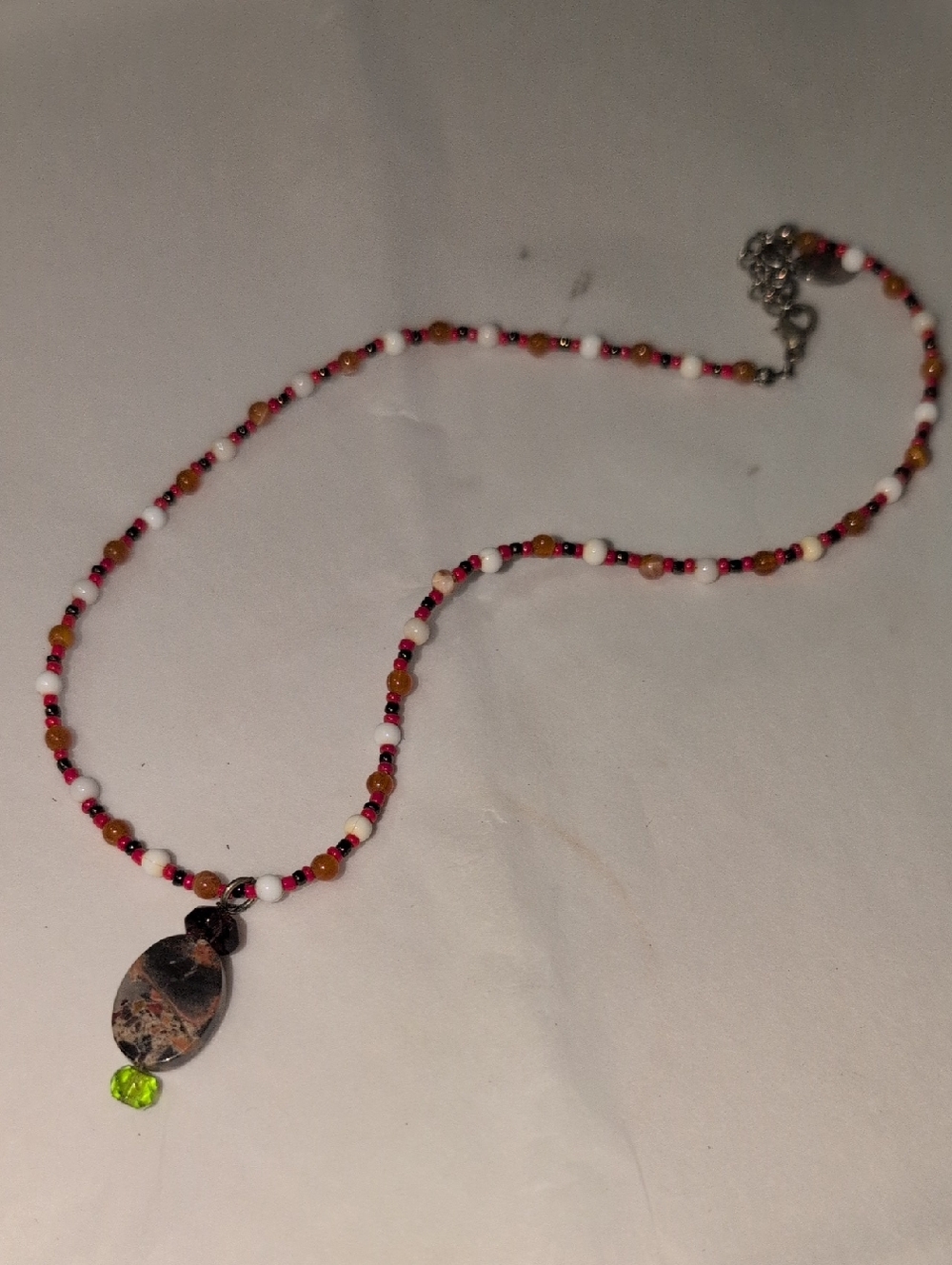 🥀3/$25🥀 Red Jasper Stone Multicolor Pendant Necklace